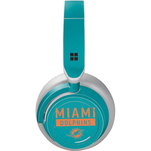 NFL Miami Dolphins Teal Performance Series Surface Headphones Skin